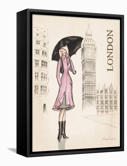 London-Andrea Laliberte-Framed Stretched Canvas