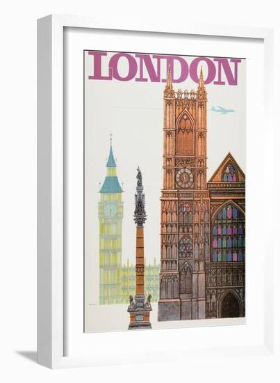 London-David Klein-Framed Art Print