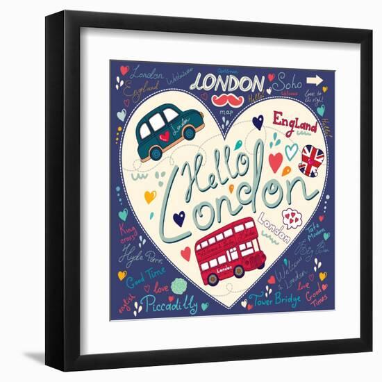 London-Molesko Studio-Framed Art Print