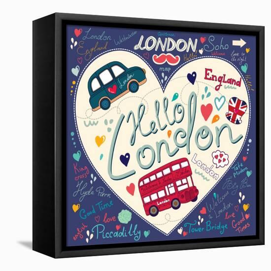 London-Molesko Studio-Framed Stretched Canvas