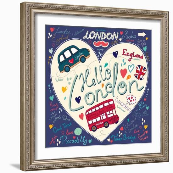 London-Molesko Studio-Framed Art Print