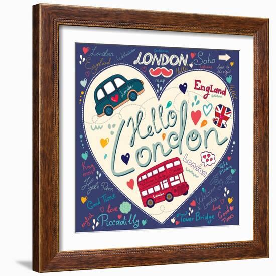 London-Molesko Studio-Framed Art Print