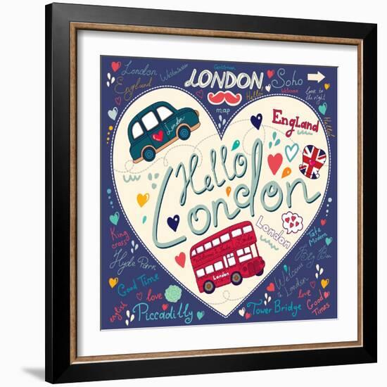 London-Molesko Studio-Framed Art Print