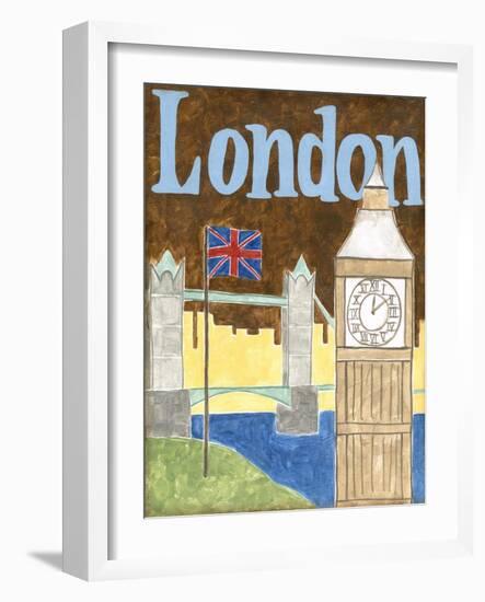 London-Megan Meagher-Framed Art Print