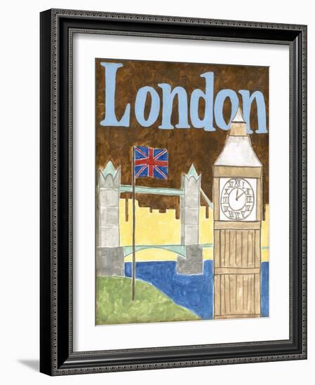 London-Megan Meagher-Framed Art Print