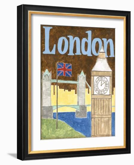 London-Megan Meagher-Framed Art Print