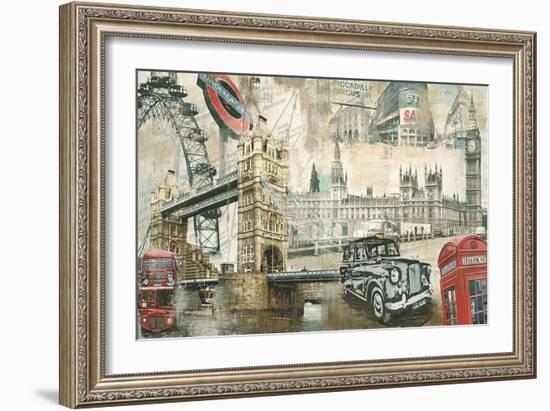 London-Tyler Burke-Framed Art Print