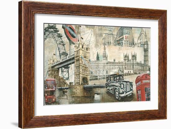 London-Tyler Burke-Framed Art Print