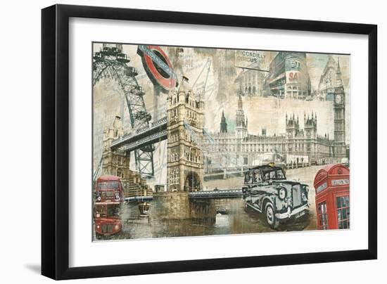 London-Tyler Burke-Framed Art Print