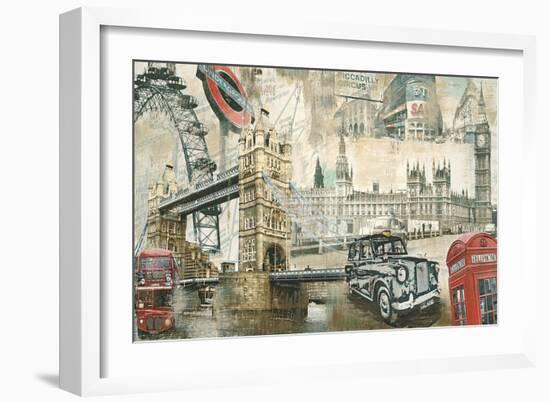 London-Tyler Burke-Framed Art Print