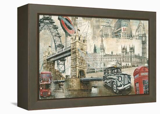 London-Tyler Burke-Framed Stretched Canvas