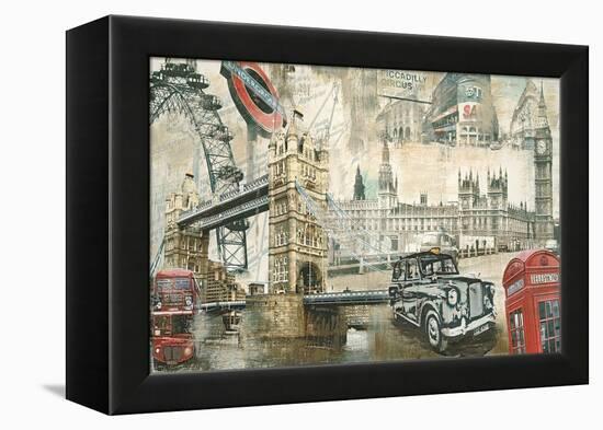 London-Tyler Burke-Framed Stretched Canvas