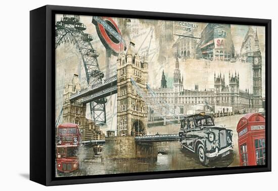 London-Tyler Burke-Framed Stretched Canvas