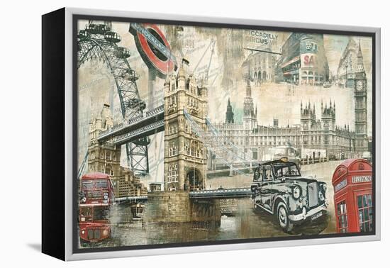 London-Tyler Burke-Framed Stretched Canvas