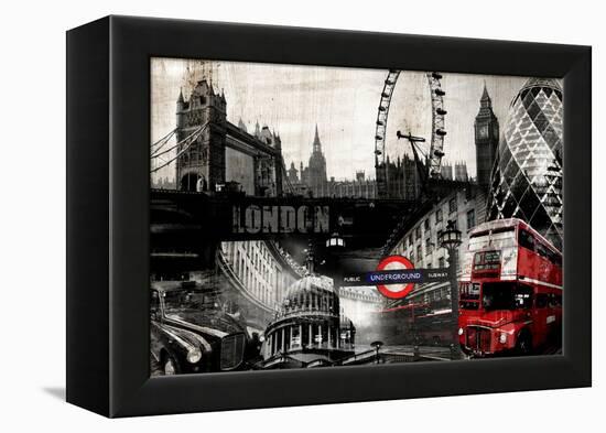 London-GraphINC-Framed Stretched Canvas