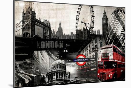 London-GraphINC-Mounted Art Print