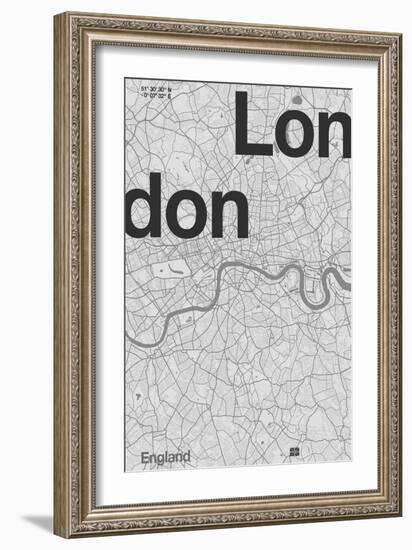 London-Florent Bodart-Framed Giclee Print
