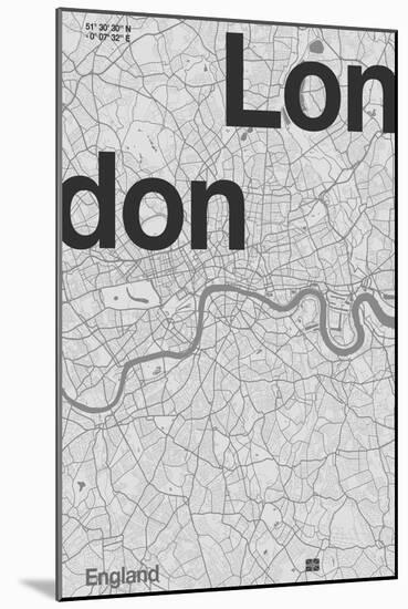 London-Florent Bodart-Mounted Giclee Print