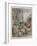 Londoners Prepare Blitz-Achille Beltrame-Framed Art Print