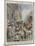 Londoners Prepare Blitz-Achille Beltrame-Mounted Art Print