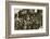 Londoners rushing for a bus on Ludgate Hill, c1920s(?)-Unknown-Framed Photographic Print