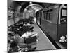 Londoners Sleeping Underground in Subway For Protection During German Bombing Raids-Hans Wild-Mounted Photographic Print