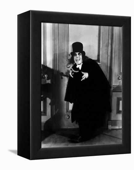 Londres apres minuit LONDON AFTER MIDNIGHT by TodBrowning with Lon Chaney, 1927 (b/w photo)-null-Framed Stretched Canvas