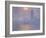 Londres, le Parlement, trouée de soleil dans le brouillard-Claude Monet-Framed Giclee Print