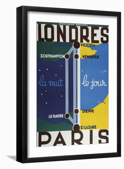 Londres Paris-Vintage Apple Collection-Framed Giclee Print