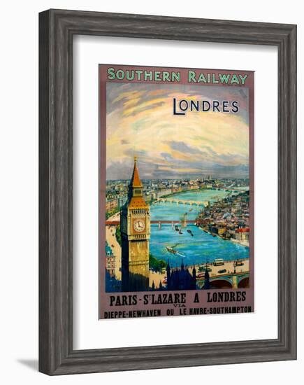 Londres, SR, c.1923-1947-null-Framed Art Print