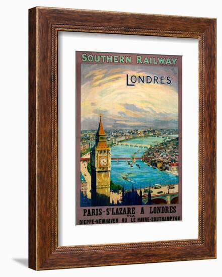 Londres, SR, c.1923-1947-null-Framed Art Print