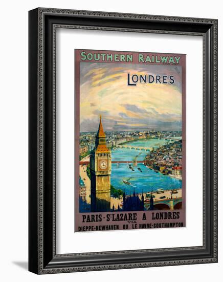 Londres, SR, c.1923-1947-null-Framed Art Print