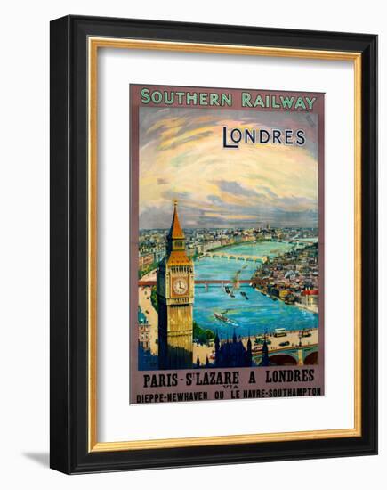 Londres, SR, c.1923-1947-null-Framed Art Print