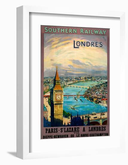 Londres, SR, c.1923-1947-null-Framed Art Print