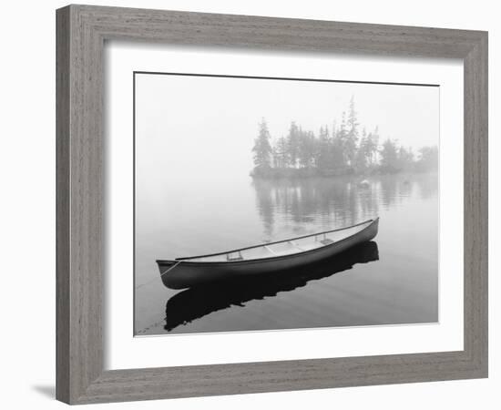 Lone Canoe, Liverpool, Nova Scotia, Canada 04-Monte Nagler-Framed Photographic Print