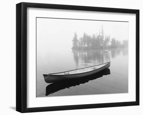 Lone Canoe, Liverpool, Nova Scotia, Canada 04-Monte Nagler-Framed Photographic Print