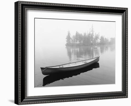 Lone Canoe, Liverpool, Nova Scotia, Canada 04-Monte Nagler-Framed Photographic Print