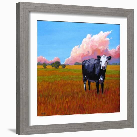 Lone Cow-Patty Baker-Framed Art Print