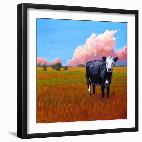 Lone Cow-Patty Baker-Framed Art Print