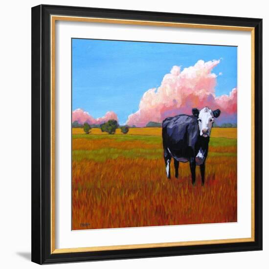 Lone Cow-Patty Baker-Framed Art Print