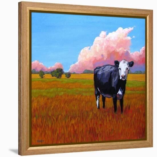 Lone Cow-Patty Baker-Framed Stretched Canvas