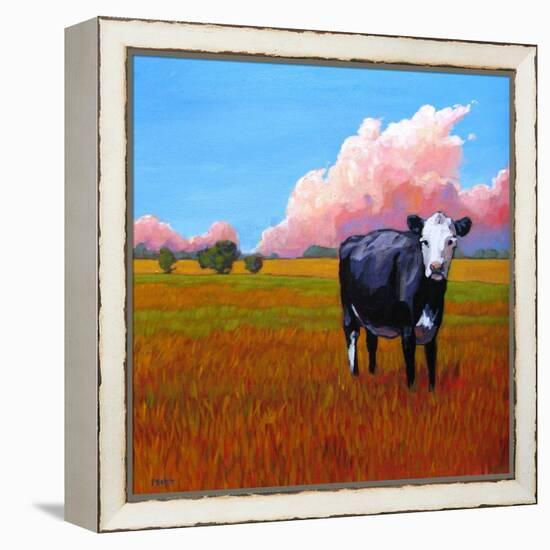 Lone Cow-Patty Baker-Framed Stretched Canvas