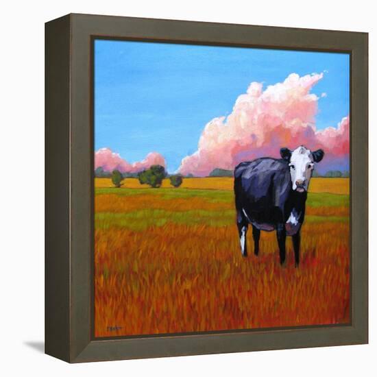 Lone Cow-Patty Baker-Framed Stretched Canvas