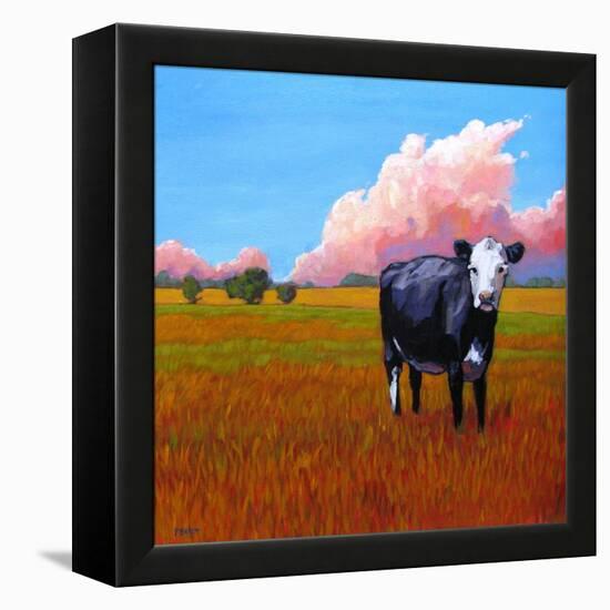 Lone Cow-Patty Baker-Framed Stretched Canvas