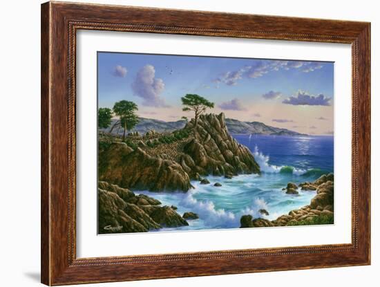 Lone Cypress - Carmel, CA-Eduardo Camoes-Framed Giclee Print