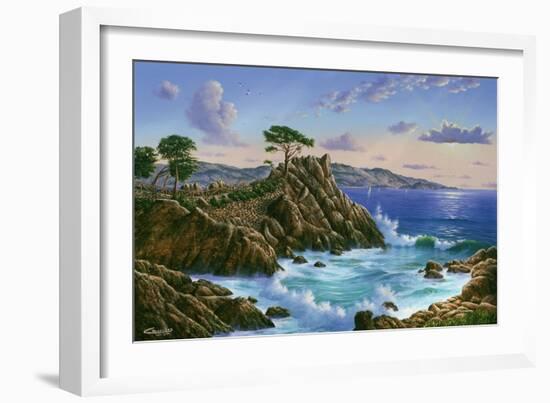 Lone Cypress - Carmel, CA-Eduardo Camoes-Framed Giclee Print
