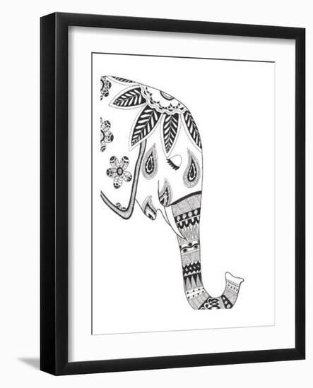 Lone Elephant-Pam Varacek-Framed Art Print