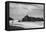 Lone Fisherman BW-Stan Hellmann-Framed Stretched Canvas