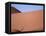 Lone Gemsbok Walking On Sand Dunes-Richard Olivier-Framed Premier Image Canvas