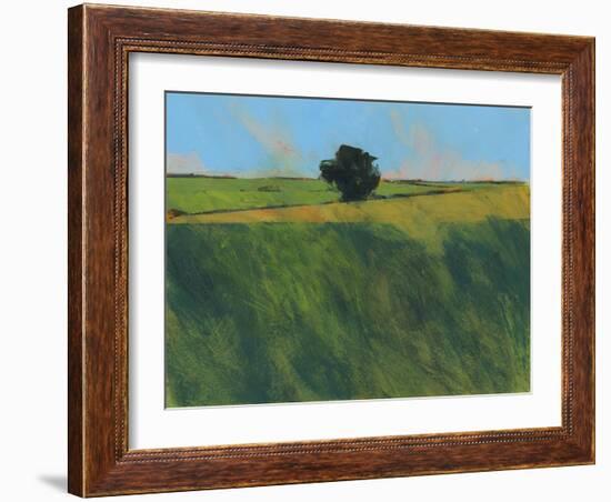 Lone Hedgerow Tree-Paul Bailey-Framed Art Print